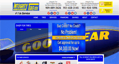 Desktop Screenshot of integritytire.com